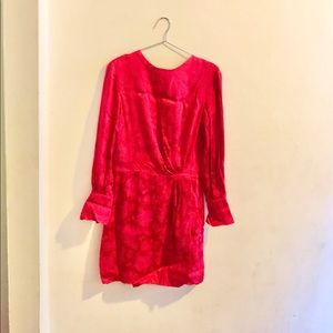 Other Stories Rd open back mini long sleeve dress